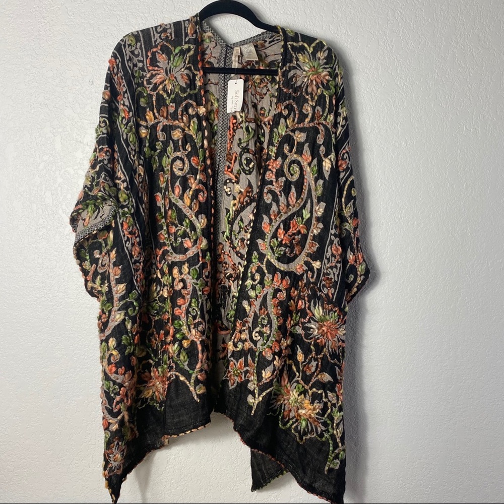 Soft Surroundings poncho/topper NWT